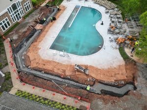 Pool patio Inspection